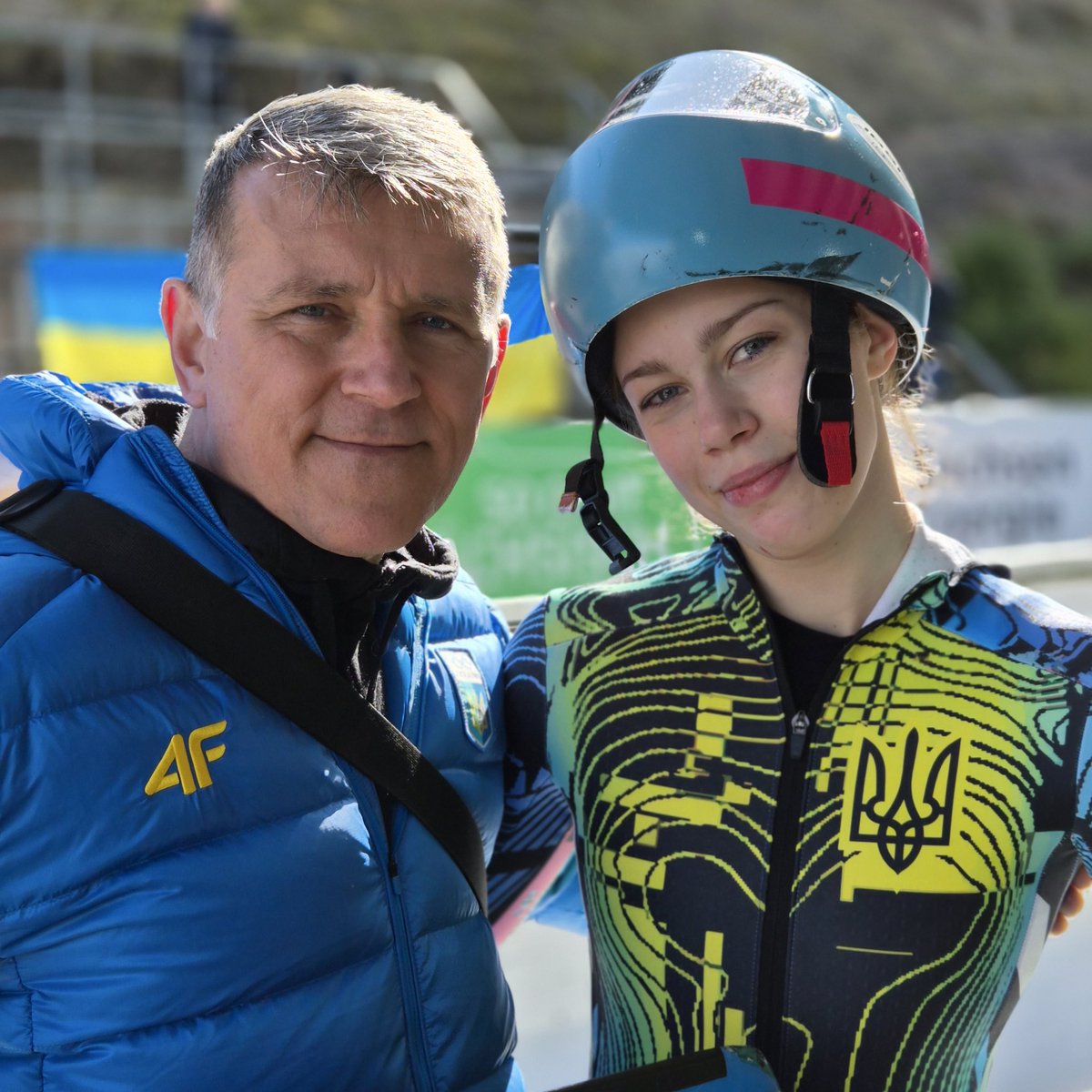 ukrskeleton's tweet photo. Сьогодні чемпіонат світу відбувся також серед дівчат! Наші спортсменки показали гідну боротьбу на міжнародній арені 🏆

Загальний залік серед дівчат: 
17 місце — Марія Івчук;
18 місце — Євгенія Ковальчук. https://t.co/tmOlM94mnL
