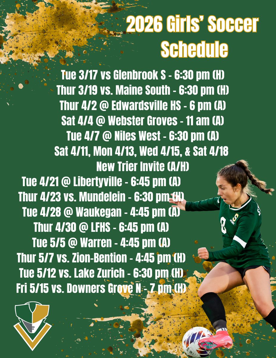 SHSPatRiot's tweet photo. Hey Patriot Fans!! Check out all of the Spring Sport Schedules for 2026 for our female sports! Plan a time to come on out and cheer on Stevenson! @shspatriot @stevensonhs #patriotpride #springsports #girlsspringsports https://t.co/Wgw0DsXhHs