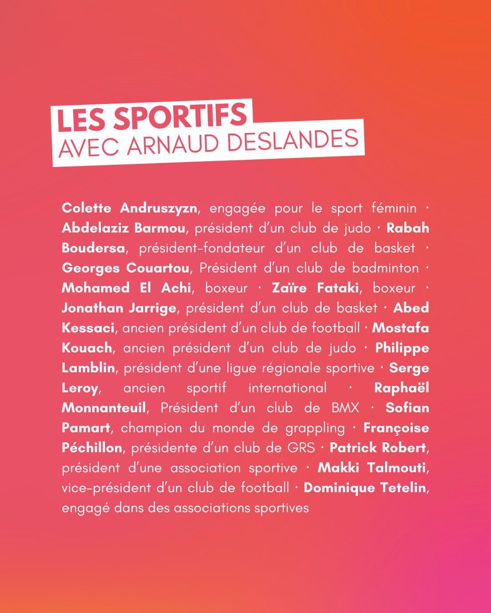 Arnaud Deslandes 2026 tweet media
