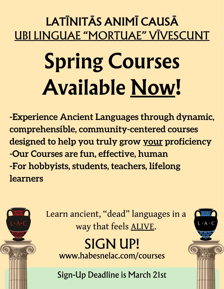 Latinitas Animi Causa tweet media