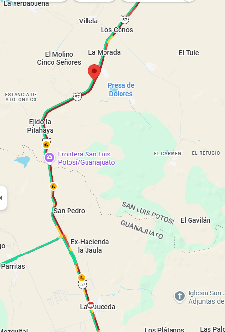 CskFsd_56's tweet photo. @GN_Carreteras @088_GN Buenos días, nos podrían brindar información, sobre la carretera de Querétaro - San Luis Potosí Km 133, por favor. https://t.co/F8JfnCjmTa