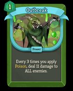 c0dahead's tweet photo. @FlareIsGone I found poison to be pretty fun. Always splash in discard for draw, energy and defense. With accelerant I could rush down experiment phase one fast enough to only take ~20dmg, after that its fine. Also had a fun run with this combo and shivs. https://t.co/JBuISVlpJ7