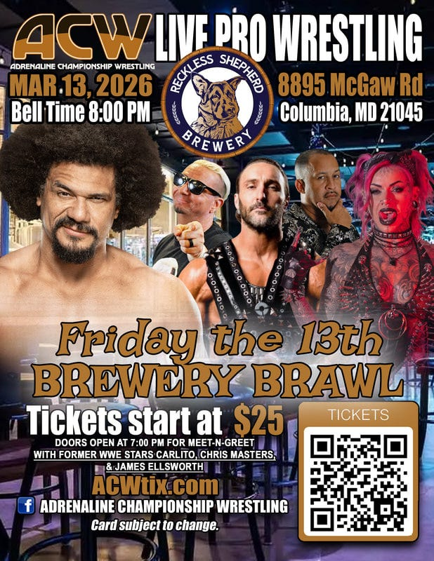 DMV Wrestling News tweet media