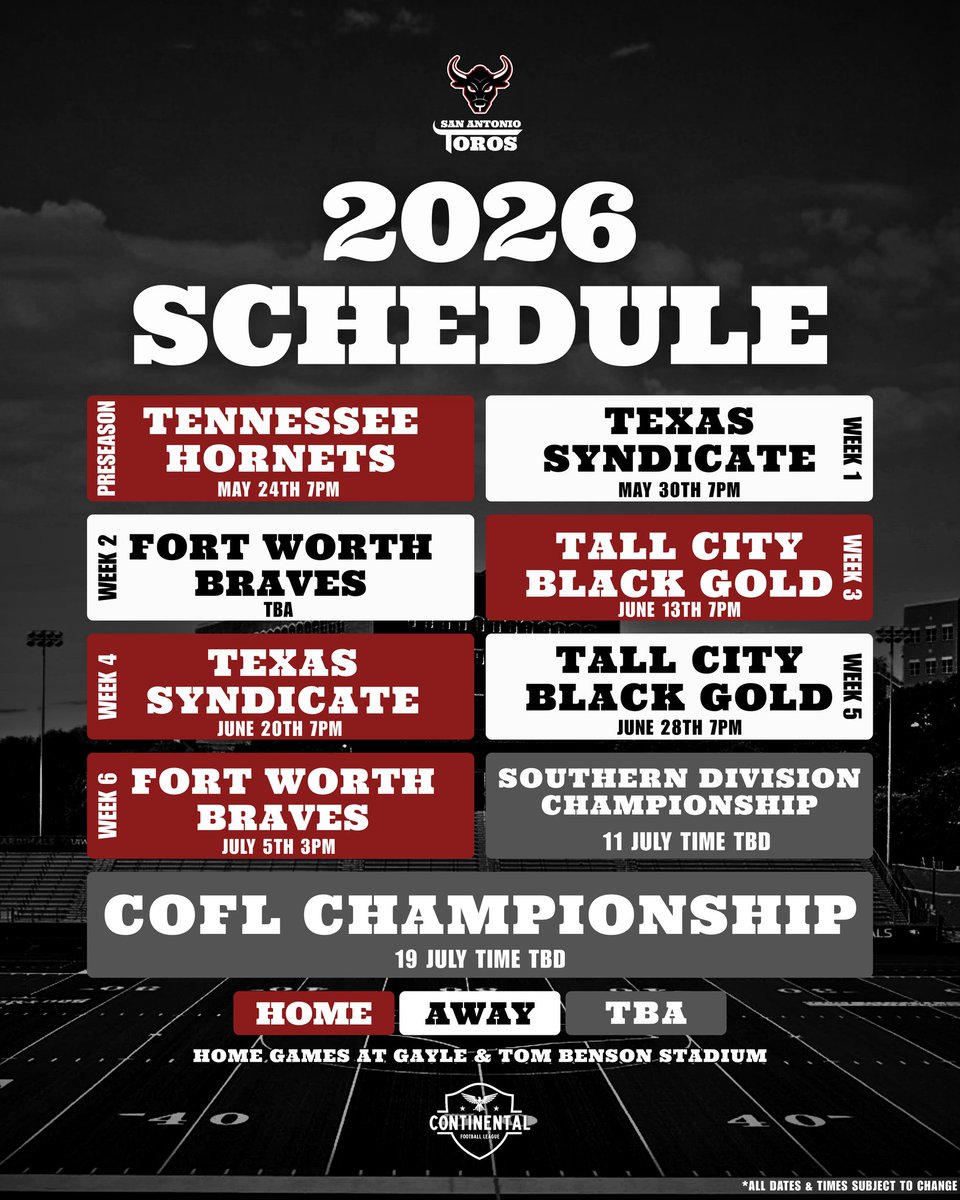 San Antonio Toros tweet media