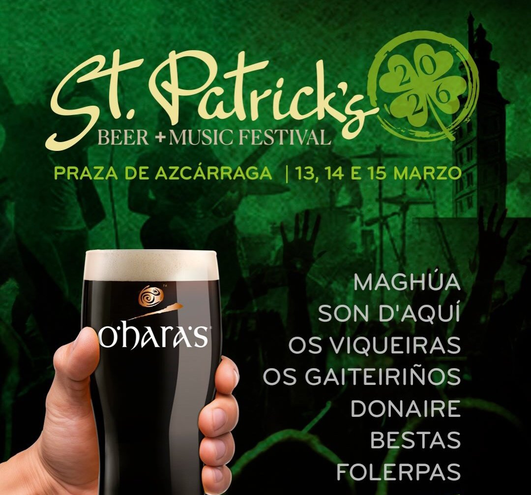 🗓️ Tes plan este venres? Pois agora si!

🍀 Son d'aquí estará na praza de Azcárraga para celebrar San Patricio.

🎶🍻 Música e cervexa. Que máis necesitas?

🫂 Esperámoste ás 20.30 horas!

📍 Praza de Azcárraga (A Coruña)
📆 Venres, 13 de marzo
🕗 20.30