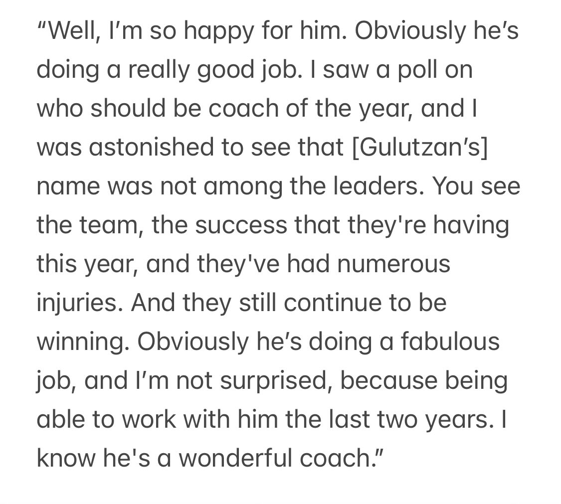 Kris Knoblauch said today (unprompted) that he’s surprised Glen Gulutzan isn’t being talked about as a finalist for the Jack Adams.