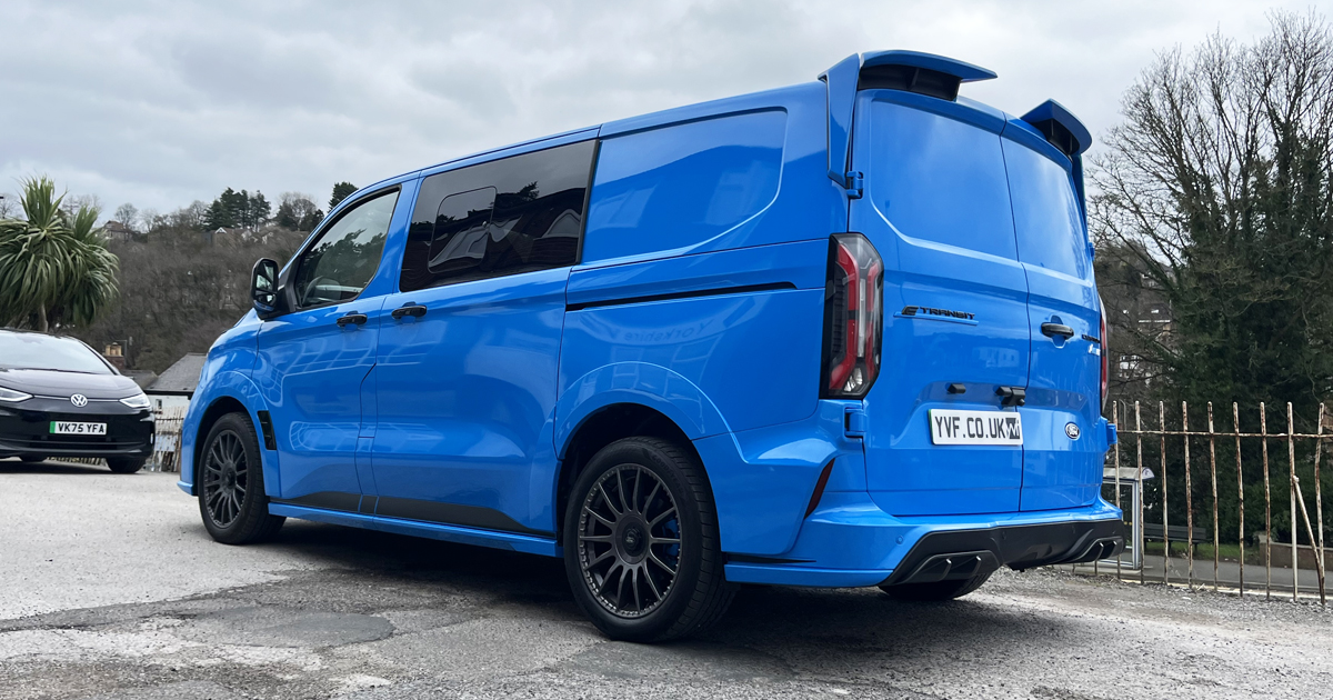 YVFinance's tweet photo. The all electric Ford Transit Custom MSRT Double Cab out for delivery!🔋

Finished in solid Fast Blue paint ⚡️

We can supply any make or model of car or van, contact us for a quote today! https://t.co/x91D7gjicb