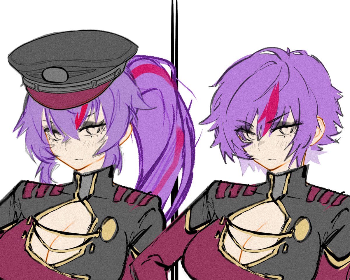 PlayUStalker's tweet photo. Developing a character for the next playable update. 

I still can't decide which hairstyle design to choose for the character.

#Game #CharacterDesign #Indie https://t.co/ryB0wm5Qap