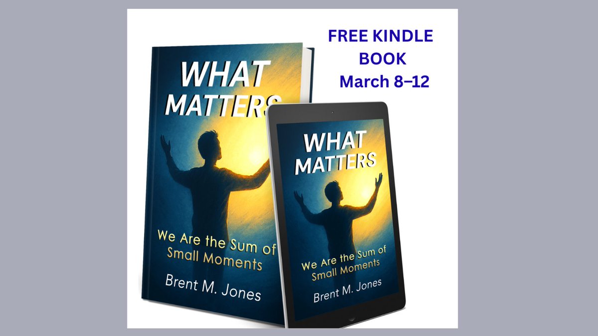 Last day of the free promotion.

More than 2,200 readers have downloaded What Matters: We Are the Sum of Small Moments this week.
The book explores a simple idea:
the moments that shape our lives are often the quiet ones.
If you’d like a free copy
amazon.com/What-Matters-A…