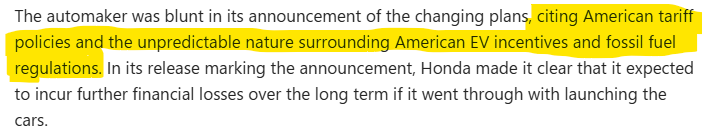 ScottLuft's tweet photo. one heckuva article - not the standard ev hate: "Honda was shockingly blunt about its situation, saying that it was simply unable to deliver products that offer a better value than that of newer Chinese manufacturers." https://t.co/2pVGw0BQNn