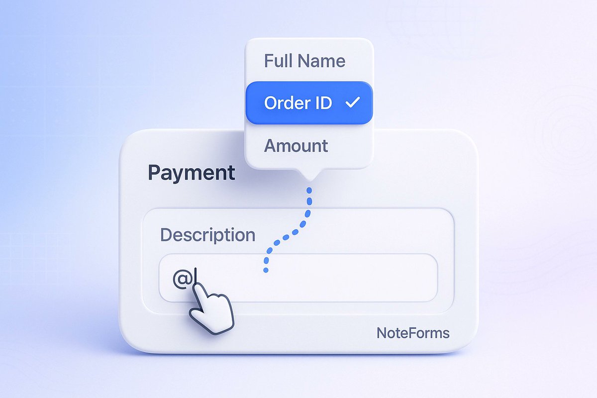 NoteForms tweet media