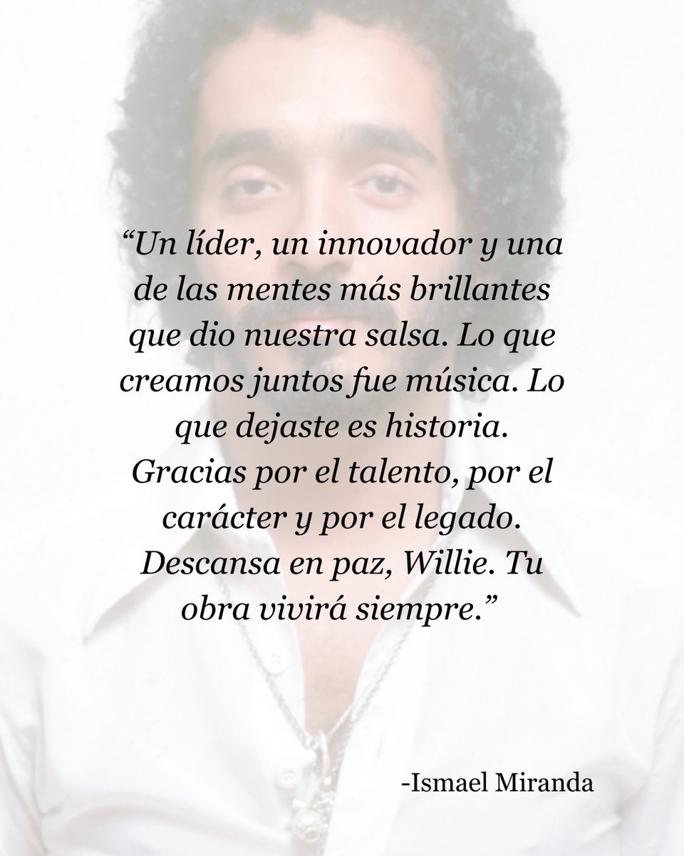 🤍 #WillieColon