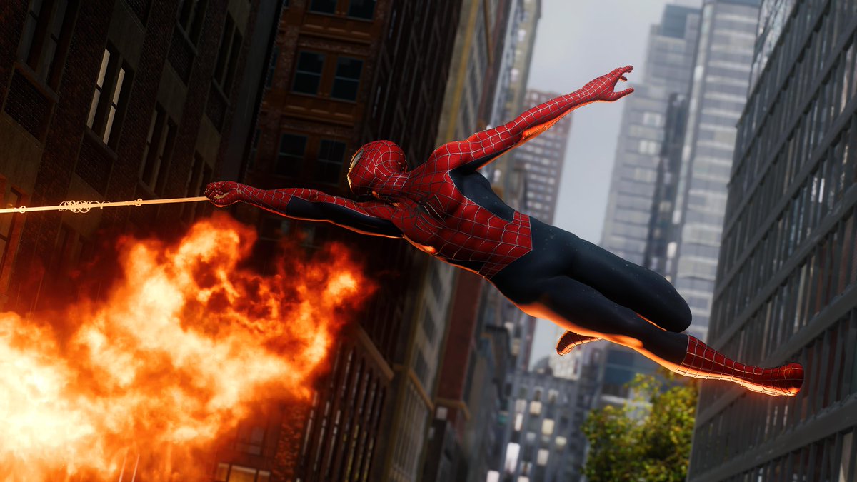 Caleb_witts's tweet photo. Since the only Spider-Man 4 we're getting is Brand New Day, here is the Raimi suit in Brand New Day shots https://t.co/5XEOQrr5P9