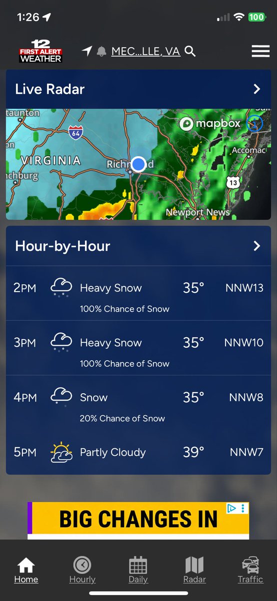 jwing24's tweet photo. What a switch. Yesterday the high temperature was 88 at RIC 4PM. Today…. https://t.co/6rOlrJfiok