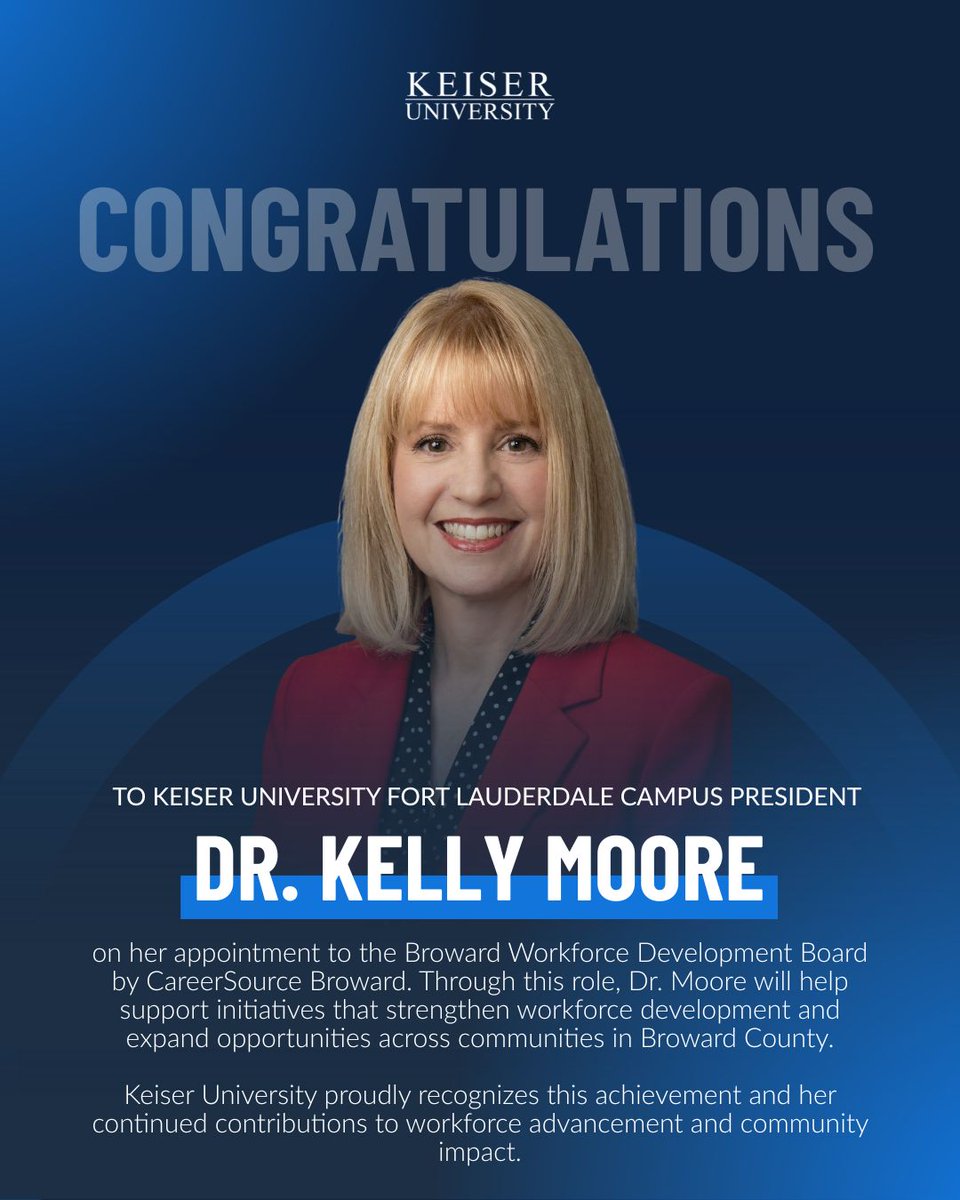 Keiser University tweet media