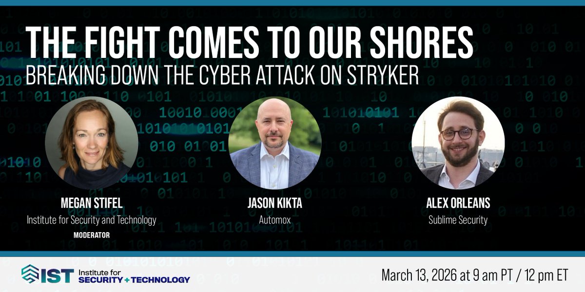 Institute for Security and Technology tweet media