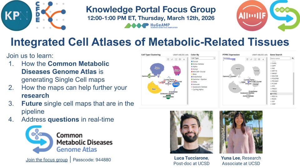 Common Metabolic Diseases Knowledge Portal tweet media