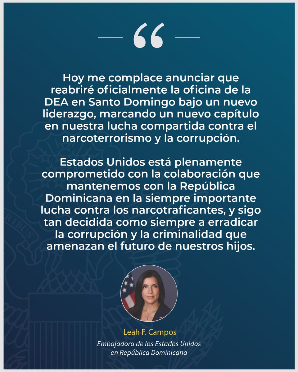 EmbajadaUSAenRD tweet media
