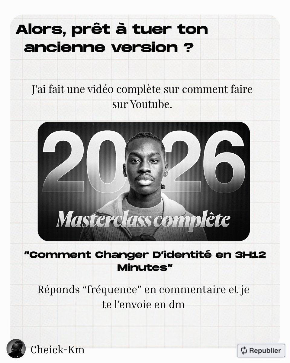 CHEICK KM | tweet media