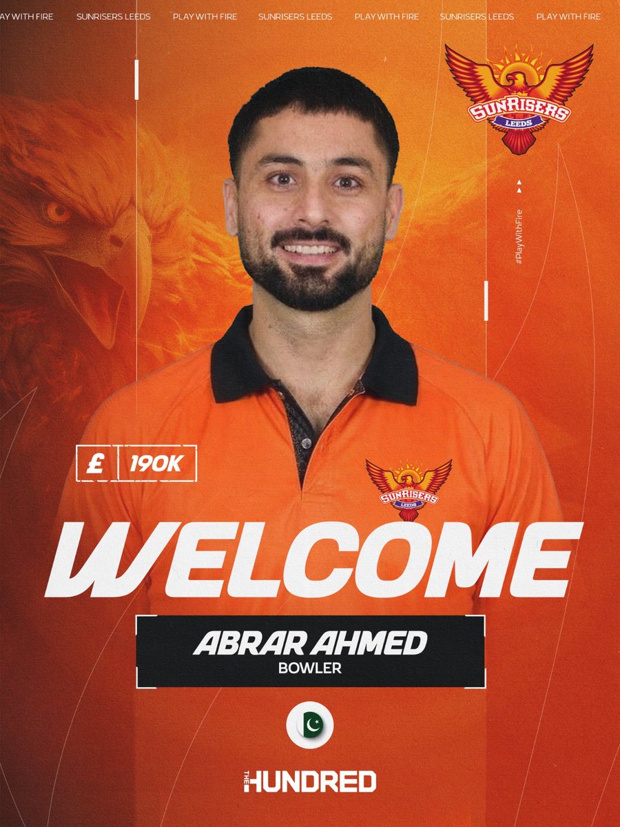 Kavya Maran की टीम 'Sunrisers Leeds' ने उस पाकिस्तानी खिलाड़ी Abrar Ahmed को अपनी टीम में खरीदा है जिसने 

कुछ दिन पहले ही भारतीय जवानों का मजाक उड़ाया था।

#PunjabKings