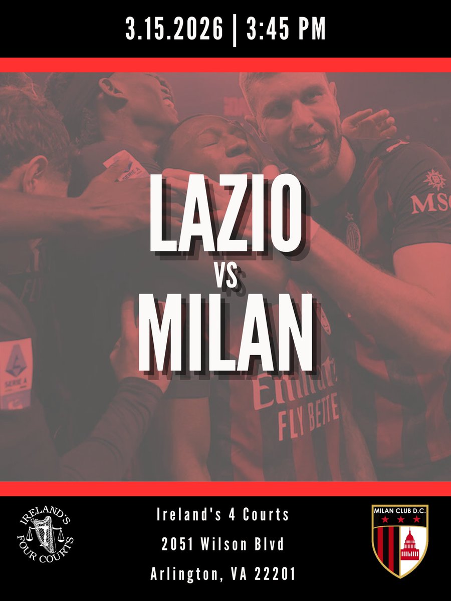 Milan Club of DC tweet media