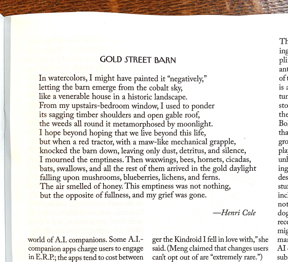 Henri Cole tweet media