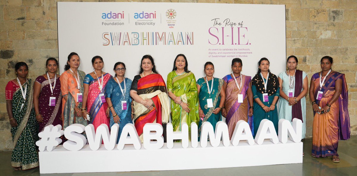 Priti Adani tweet media