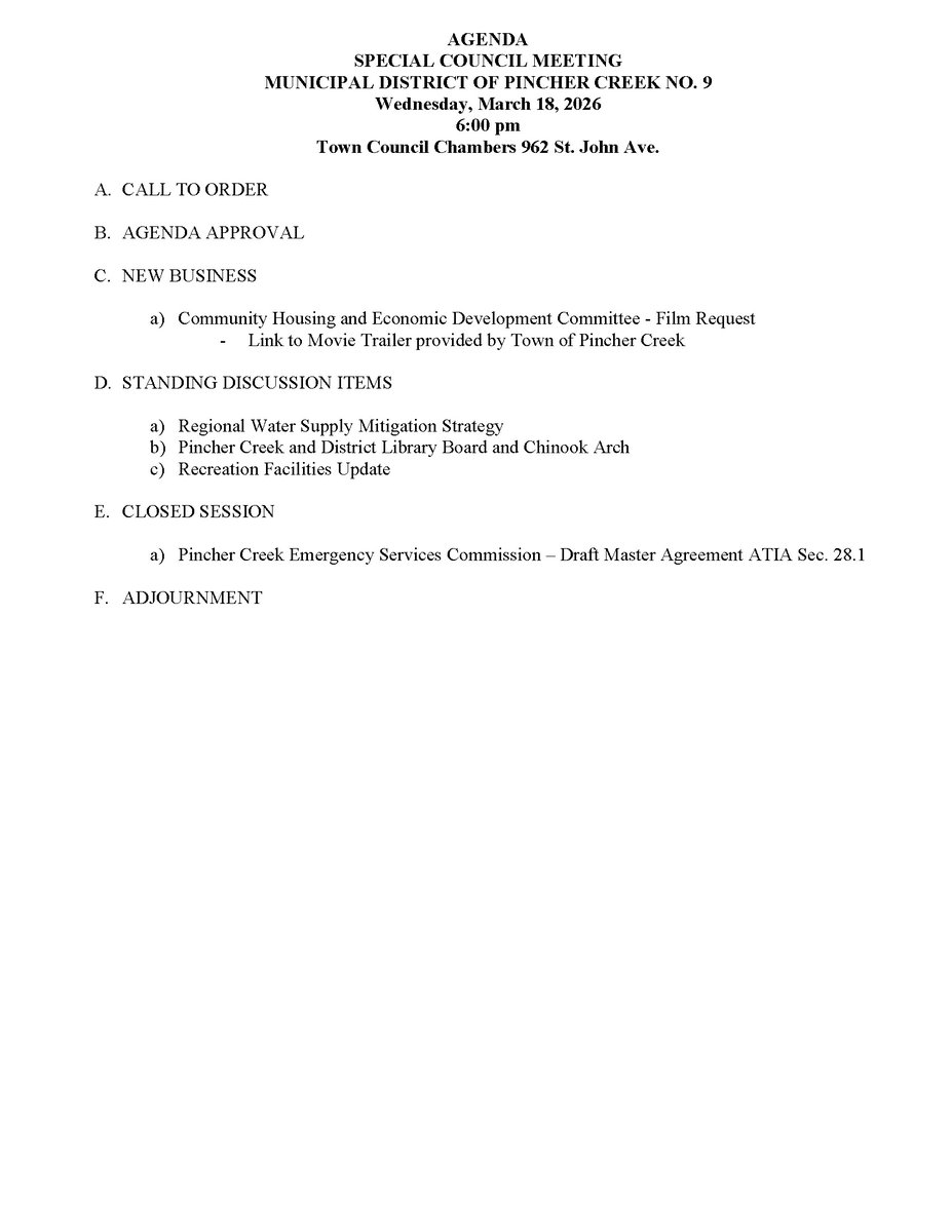 MD Of Pincher Creek tweet media