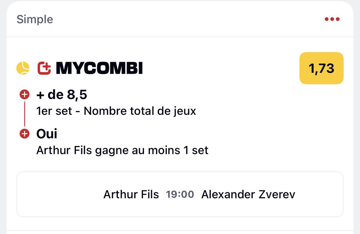 #𝗠𝗢𝗡𝗧𝗔𝗡𝗧𝗘_𝗗𝗘𝗦_𝗕𝗥𝗔𝗩𝗘𝗦🪖 

𝗘́𝘁𝗮𝗽𝗲 𝟰 𝗙𝗜𝗡𝗔𝗟𝗘🪜

🎯𝗢𝗯𝗷𝗲𝗰𝘁𝗶𝗳 : 𝗫𝟱

➡️ 𝗙𝗶𝗹𝘀 𝗴𝗮𝗴𝗻𝗲 𝗮𝘂 𝗺𝗼𝗶𝗻𝘀 𝟭 𝘀𝗲𝘁 &amp; +𝟴,𝟱 𝗷𝗲𝘂𝘅 𝗱𝗮𝗻𝘀 𝗹𝗲 𝗽𝗿𝗲𝗺𝗶𝗲𝗿 𝘀𝗲𝘁| @𝟭,𝟳𝟭

💰𝟱𝟬,𝟬𝟬€ ➡️𝟴𝟬,𝟬𝟬€ ✅
💰𝟴𝟬,𝟬𝟬€➡️𝟭𝟯𝟳,𝟬𝟬€ ✅