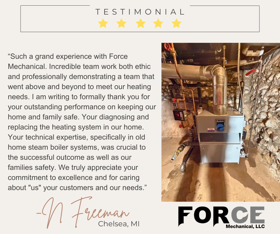 FORCE MECHANICAL LLC tweet media