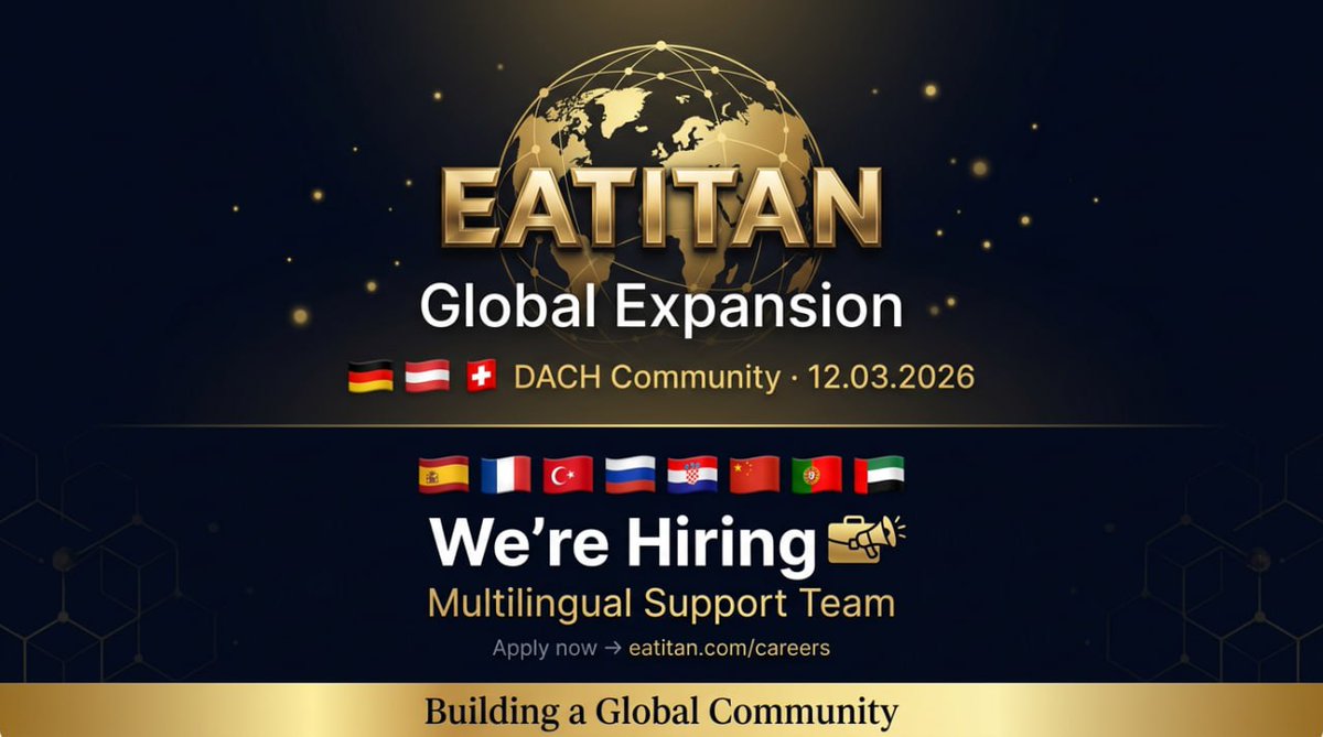 EATitan_EAT's tweet photo. 🇩🇪🇦🇹🇨🇭 Official German-Speaking Group 🎉
📰 All updates in German
💬 Support in German
🤝 Community discussions with German-speaking members
🔗 https://t.co/PKyFi45Kri
#eatitan #crypto #arbitrage #bnb #binance #deutsch #Österreich #schweitz #money #online #community https://t.co/7nzuV8kxnr