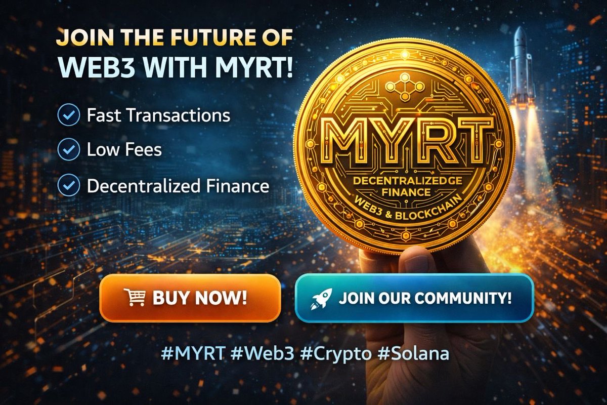 myrtether's tweet photo. The Web3 revolution has begun.
MYRT is built for speed, security, and real decentralized finance.
⚡ Fast Transactions
💰 Low Fees
🔗 Blockchain Powered
Don’t miss the early opportunity.
🚀 Buy MYRT now.
#MYRT #Crypto #CryptoUpdates https://t.co/h2Bfzw5oAM