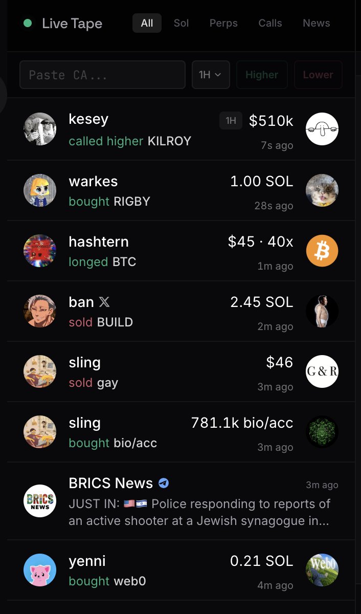 live tape of 

- scans
- meme buys
- perp trades
- news

all in one place

reraise

free