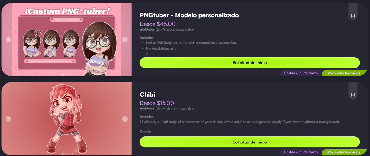 ¿Buscás artista? 
¡Comisiones abiertas con 25% de descuento - Cupos limitados! 
vgen.co/Smokycat
✨ Ilustraciones
✨ PNGTuber
✨ Emotes
✨ Emblemas
Mi DM está abierto 💗
#commissionsopen #artistforhire #digitalartist #illustration #twitchartist #emotes