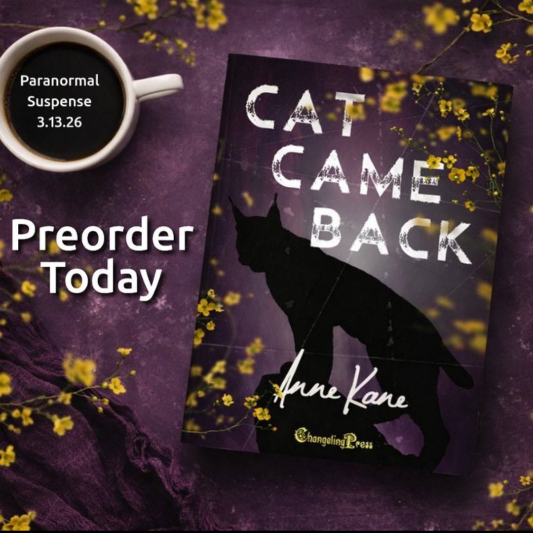 AuthorElla1's tweet photo. @karonsbooks @mariafloreto Coming Soon โ Cat Came Back by Anne Kane โ Paranormal Romance 3.13.26 ๐ฎ๐ช๐ง
Pre-Order Today: https://t.co/ymXoj1aIqb
@RABTBookTours #RABTBookTours #CatCameBack #AnneKane #ParanormalRomance https://t.co/FMWf0Rf3LA