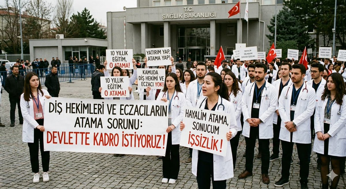 Bu kadar kontenjanı neden arttırdınız ? Diş hekimi ve eczacılar a101de  kasiyer olsun diye mi ??? İstihdam sağlamak zorundasınız

#RteDişEczİşsizBakanSessiz
<a href="/drmemisoglu/">Prof. Dr. Kemal Memişoğlu</a> <a href="/saglikbakanligi/">T.C. Sağlık Bakanlığı</a> <a href="/suayipbirinci/">Doç. Dr. Şuayıp Birinci</a> <a href="/HMBakanligi/">T.C. Hazine ve Maliye Bakanlığı</a> <a href="/tc_cimer/">Cimer</a>