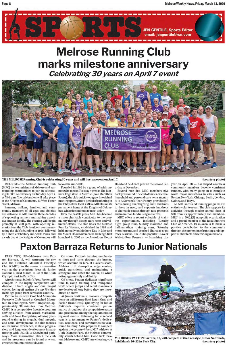 Melrose Weekly News tweet media