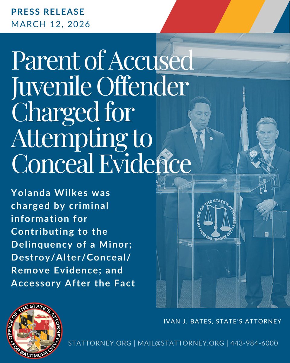 Baltimore City State's Attorney's Office tweet media