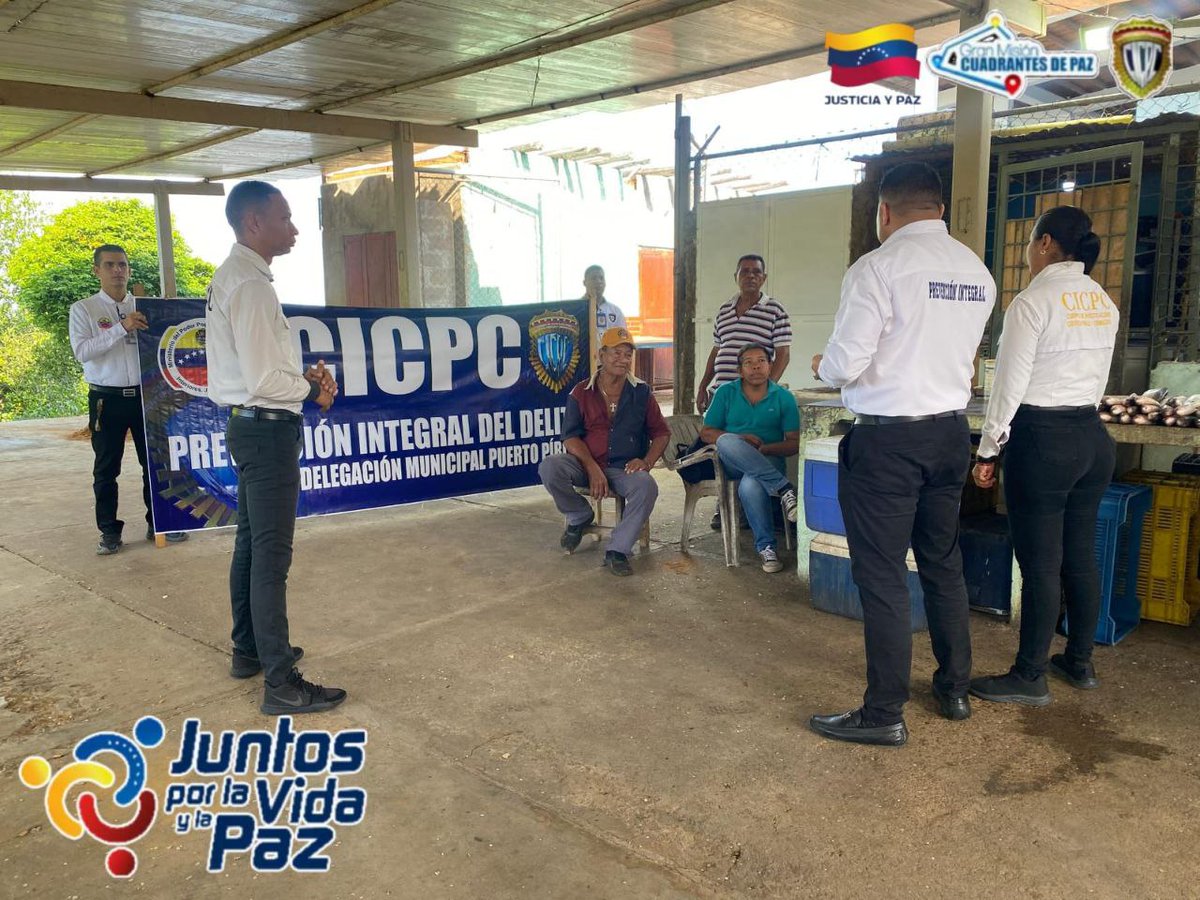 Cicpc294's tweet photo. En el Marco de la Gran Misión Cuadrantes de Paz, vértice 1, Funcionarios adscritos a la Delegación Municipal Puerto Piritu realizaron prevención a los Ciudadanos de la Laguna, relacionado a la Prevención sobre No te Enredes con las Redes. 

Prevenir es tarea de todos. https://t.co/zpRrEW2v0H