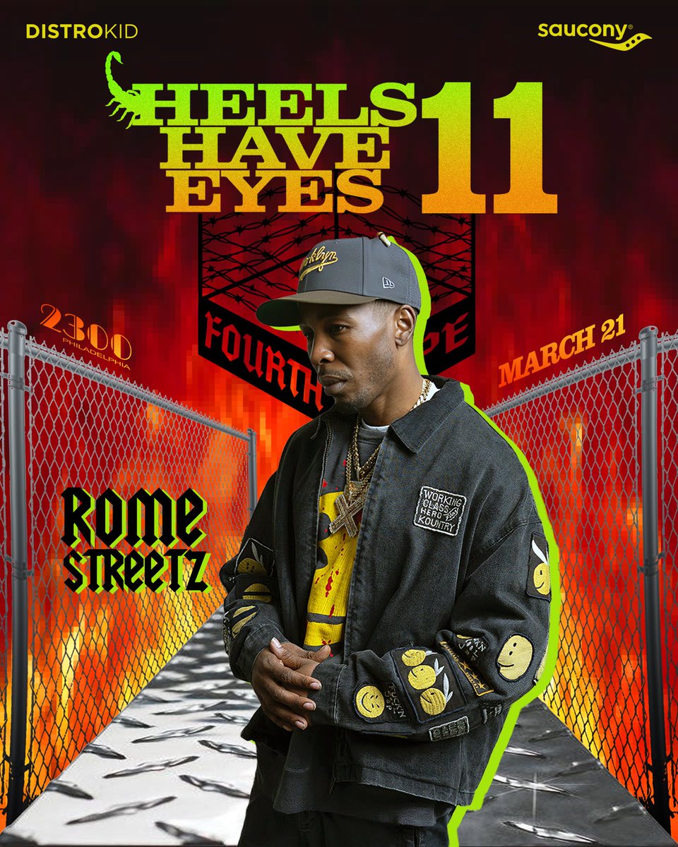 WESTSIDEGUNN's tweet photo. @4thrope HEELS HAVE EYES 11 
3/21
PHILADELPHIA 
At the LEGENDARY ECW arena @2300arena 

PERFORMING LIVE!!!!!!!!!!! YOU ALREADY WE GOTTA HAVE SOME 🦂 PRESENCE ON THE 🎤 🦂🔥🦂🔥🦂🔥🦂🔥🦂🔥🦂🔥🦂🔥🦂🔥

@romestreetz HIT ME PERSONALLY AND SAID HE WANNA FUCK THE STAGE UP 🤲🏽

REAL HIPHOP IS IN THE BUILDING!!!!! 
GET YOUR TICKETS NOW https://t.co/Z88UdFVKT0, https://t.co/Eqc1nezvQk 🦂🤘🏽🦂

#GXFR #4THROPE #HEELSHAVEEYES #CULTURE
