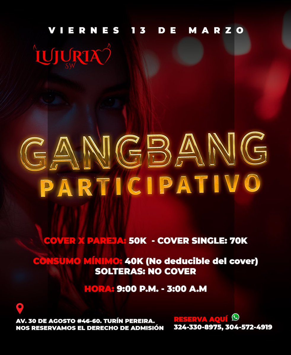 Lujuria Swinger Pereira tweet media