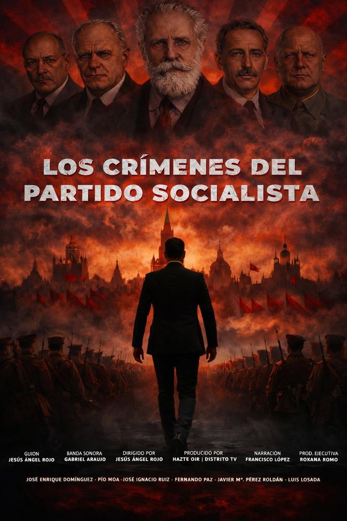 🚨 ÚLTIMA HORA

🥀 El PSOE denuncia ante la JEC a Hazte Oír por el documental “Los crímenes del Partido Socialista” para impedir su estreno. ¿Qué es lo que tanto temen?

🤐 Intentan censurar una obra documental ANTES de que los españoles puedan verla. No solo un ataque a HO, es