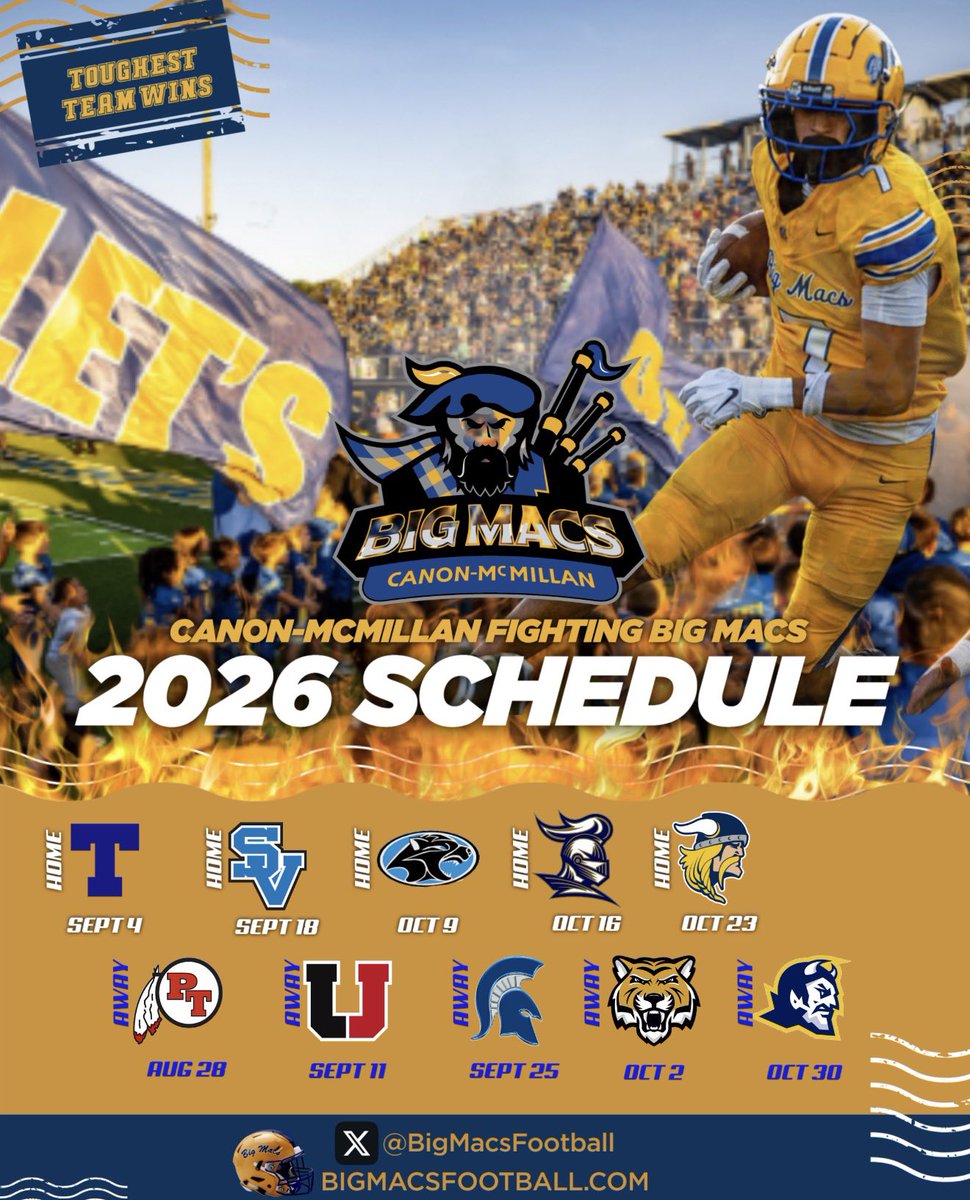 CANON-MCMILLAN FOOTBALL tweet media