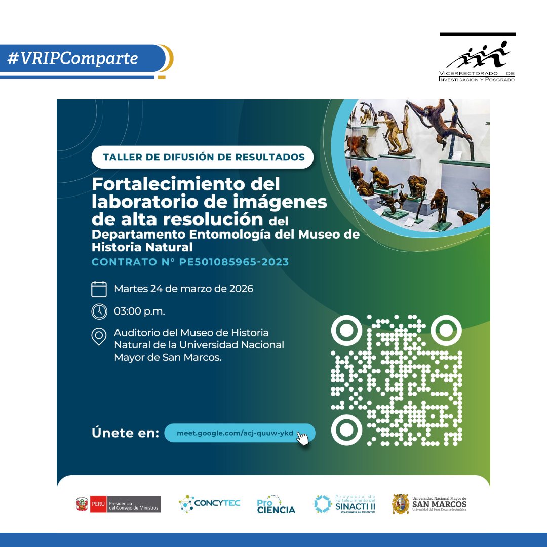 Vicerrectorado de Investigación y Posgrado - UNMSM tweet media