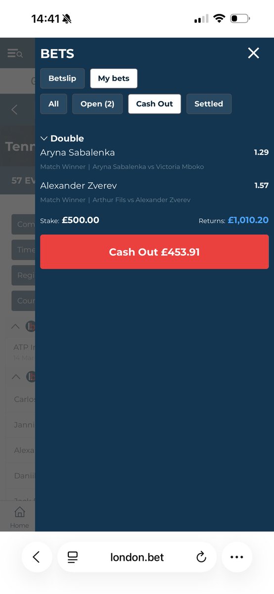 fikopicks's tweet photo. Zverev to win ML at 1.57 at IW today
Add some juice 🧃 Sabalenka ML 1.3
Combined double is +110! Let’s pray the lord no bad beat no surprise and claim that W to start the day right  ✔️#indianwells #wta #atp #winning #bestbets #bet365 #zverev #fils #sabalenka #mboko #blackpanther https://t.co/JFe44a5qYx
