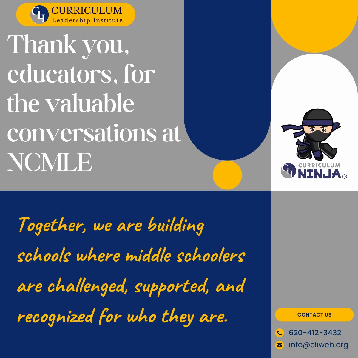 Curriculum Leadership Institute tweet media