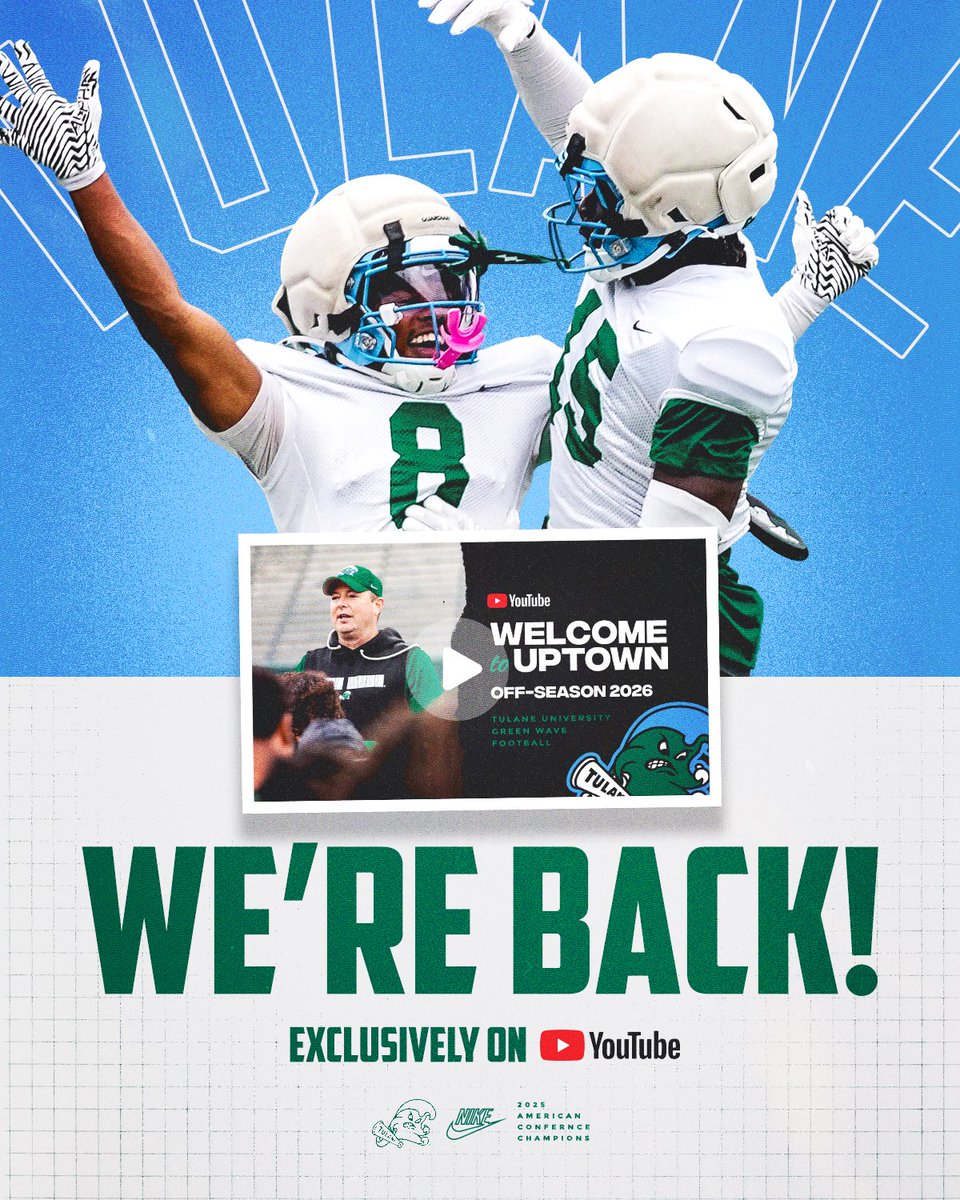 Tulane Football tweet media