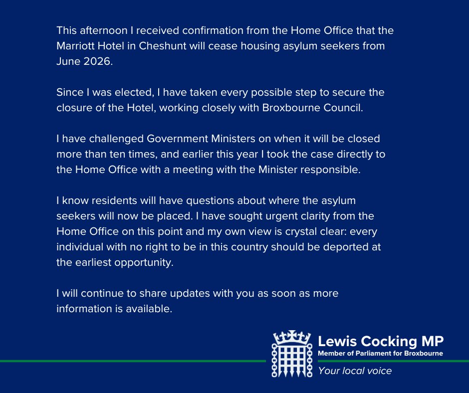 Lewis Cocking MP 🇬🇧 tweet media