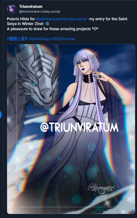 Polaris Hilda for @SaintSeiyaZone my entry for the Saint Seiya in