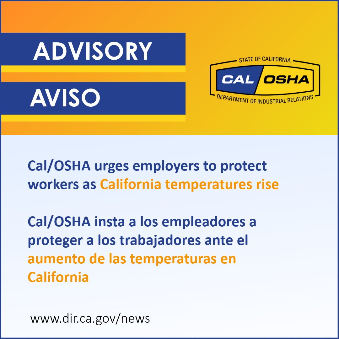 California Department of Industrial Relations tweet media